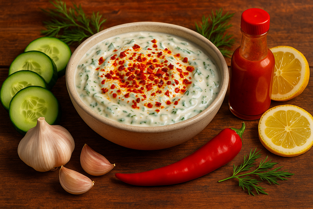 Le tzaziki piquant