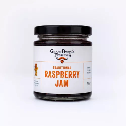 Traditional Raspberry Jam Gingerbeard's Preserves