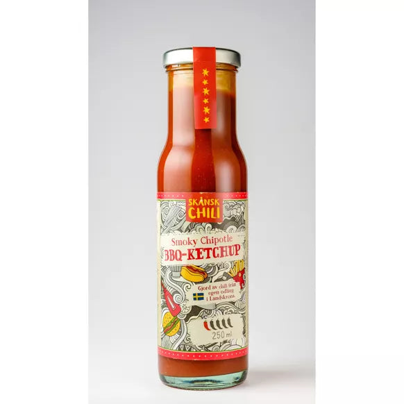 Smoky Chipotle BBQ Ketchup 250 ml Skansk Chili