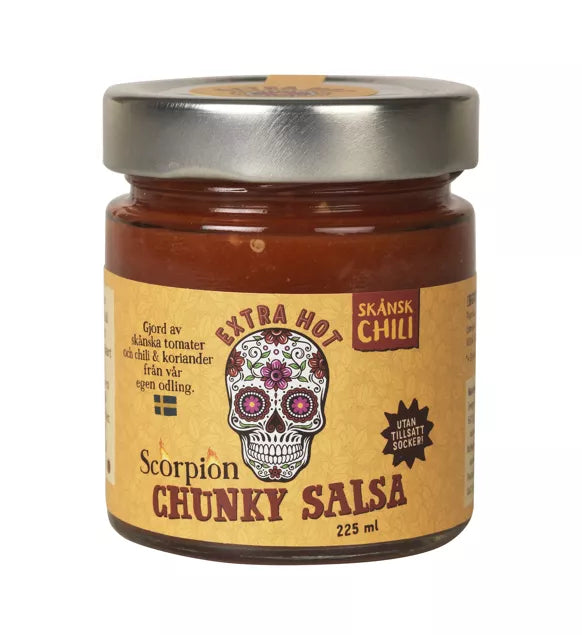 Scorpion Chunky Salsa 225ml Skansk Chili
