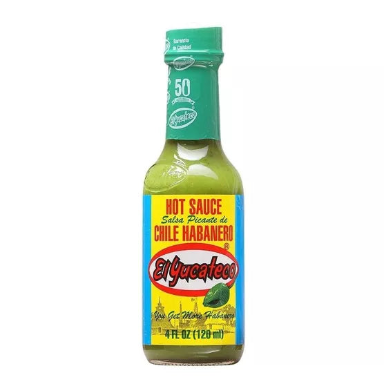 El Yucateco Sauce Habanero verde 120 ml