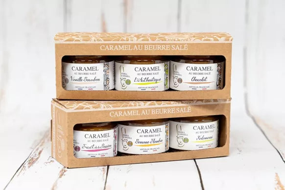 COFFRET 3 PARFUMS DECOUVERTE 3X100G (nature, vanille bourbon, chocolat)