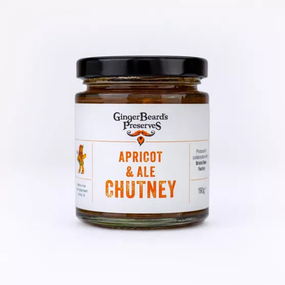 Apricot & Ale Chutney Gingerbeard's Preserves
