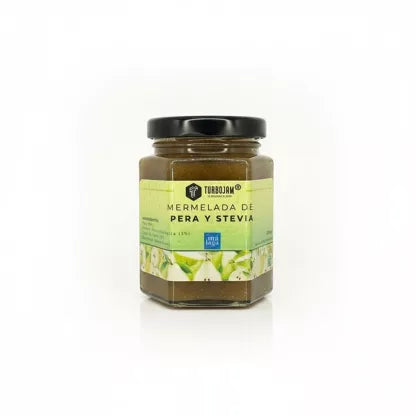 Confiture de Poires Naturelle 95% Fruits. Sans sucre (0%)