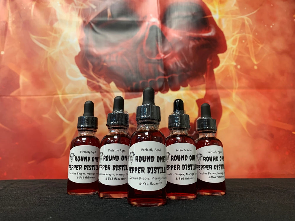 ROUND ONE - Reaper, Scorpion & Habanero Pepper Distillate - Blazing Foods