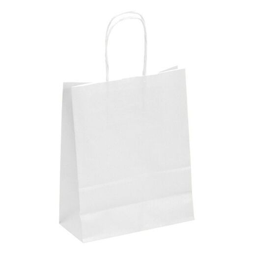 Sac papier kraft blanc