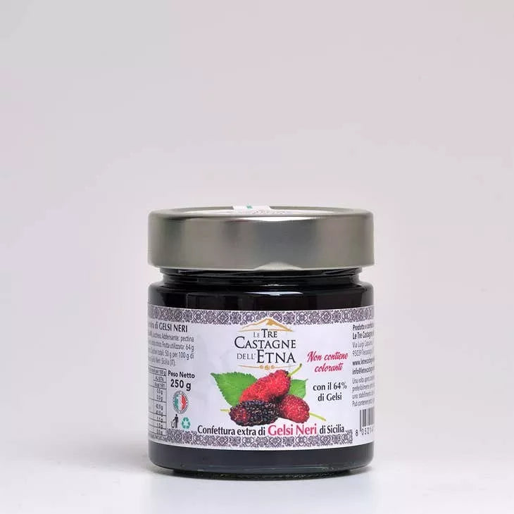 Confiture Extra de Mûres Noires de Sicile 250g