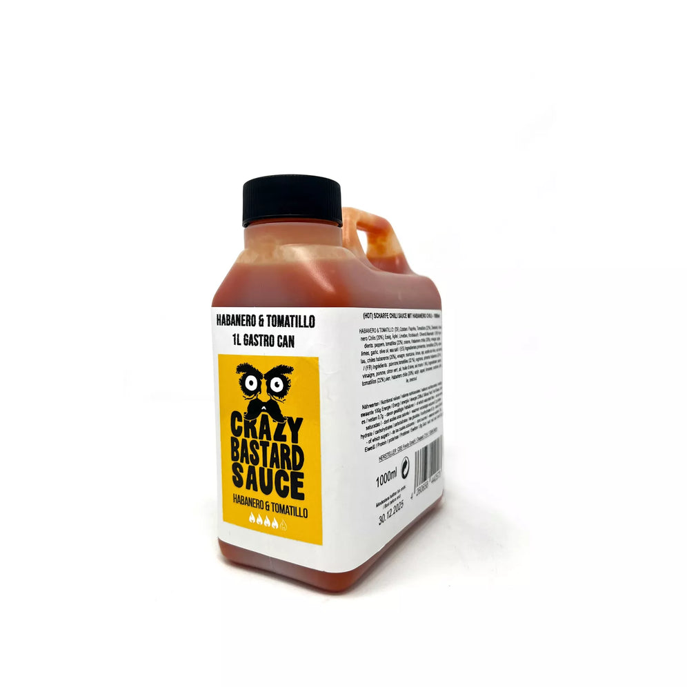 Crazy Bastard Sauce Habanero & Tomatillo 1000ml