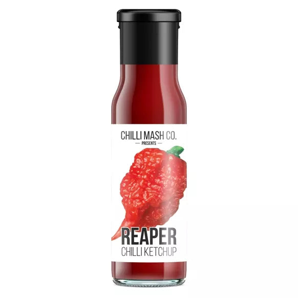 Ketchup au piment Carolina Reaper | 250 ml | Chilli Mash Company | Extrêmement épicé