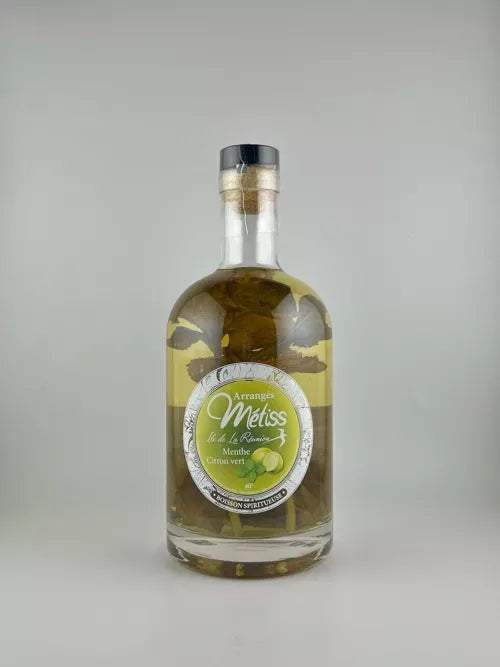 Rhum arrangé Menthe - Citron Vert - 40°