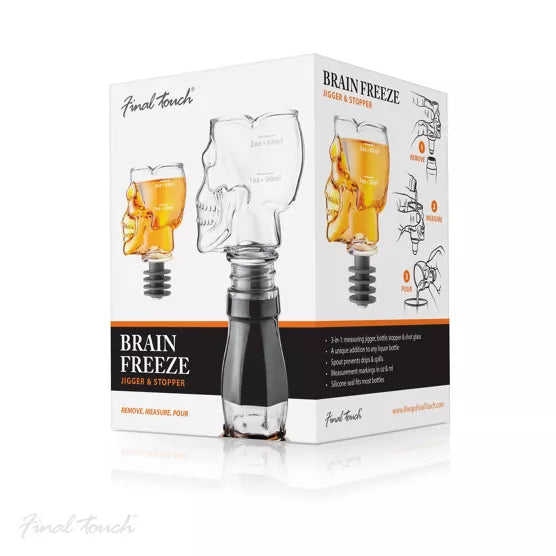 Original Products - Doseur et bouchon en forme de tête de mort Final Touch