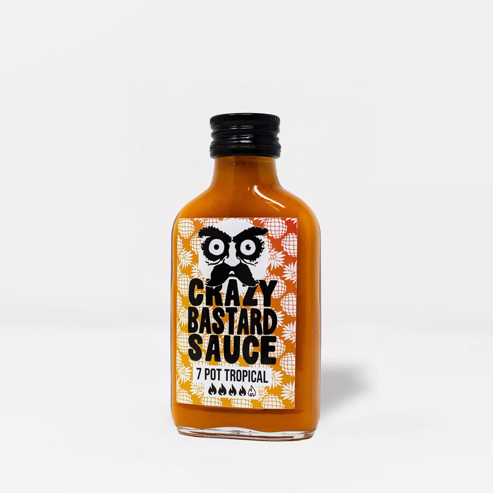 Crazy Bastard Hot Sauce - 7Pot Tropical 100ml