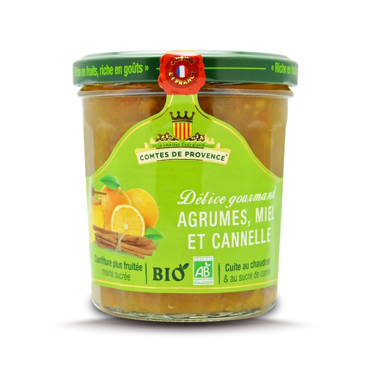 Délice Agrumes Miel et Cannelle BIO - Comtes De Provence