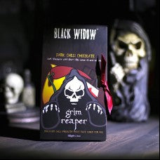 Black Widow™ Ghost Chilli Dark Chocolate Bar - Grim Reaper