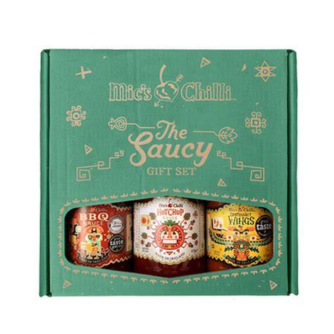 Saucy Gift Set Mic's Chilli