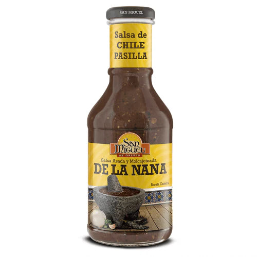 Sauce piments Pasilla ''de la nana'' San Miguel 450 gr