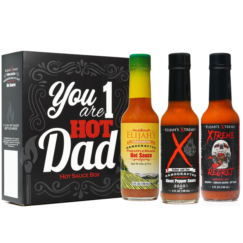 #1 Hot Dad - Hot Sauce Gift Set | Elijah's Xtreme