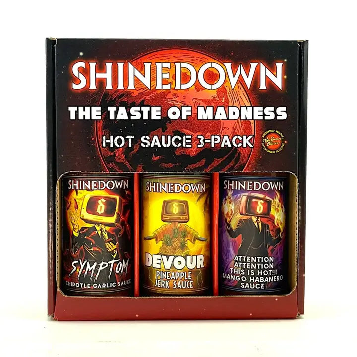Torchbearer THE TASTE OF MADNESS - Hot Sauce 3 pack