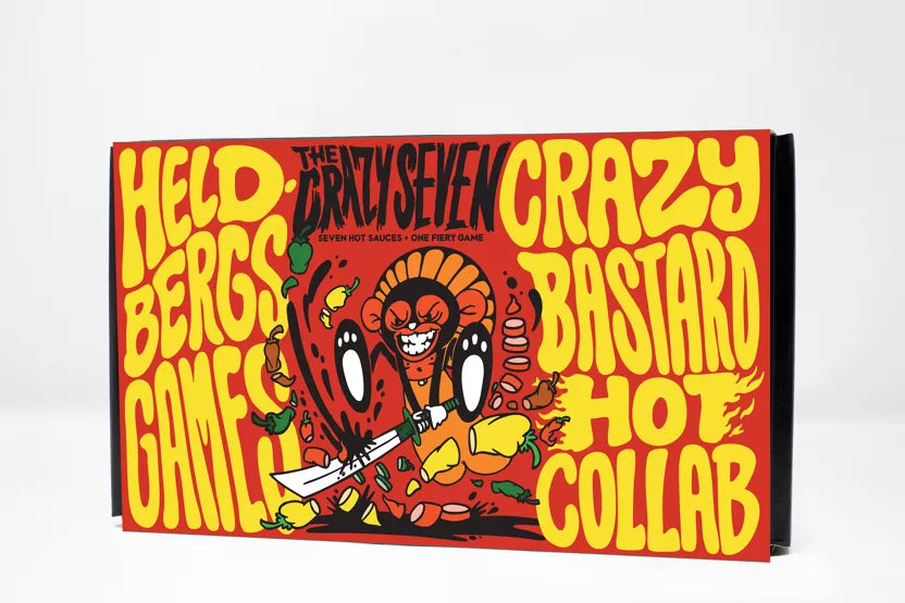 The Crazy Seven - Coffret de sauces et jeu (7 x 100 ml)