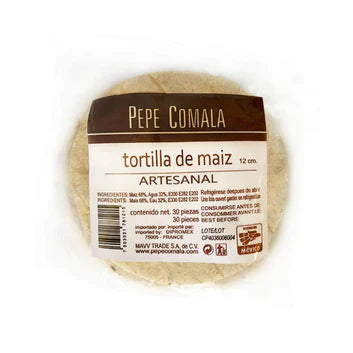Tortillas de maïs taqueras 12 cm - MaïsPepe COMALA