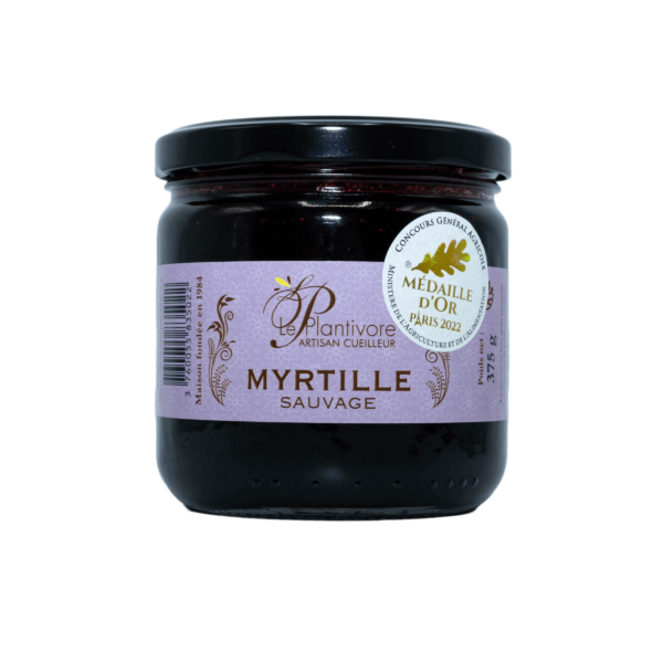 Confiture de Myrtille sauvage 220g - Le Plantivore