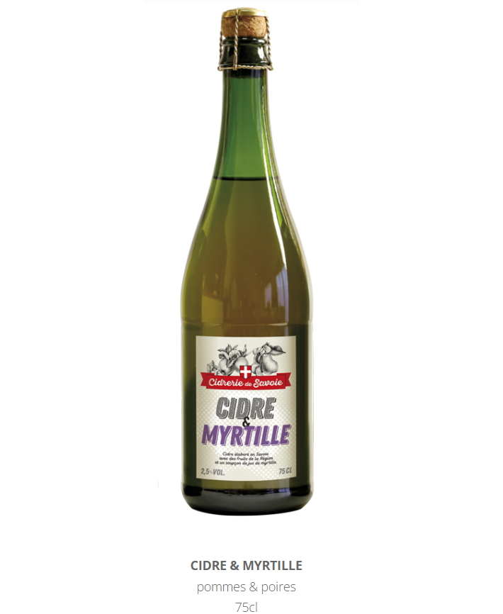 Cidre et Myrtilles
