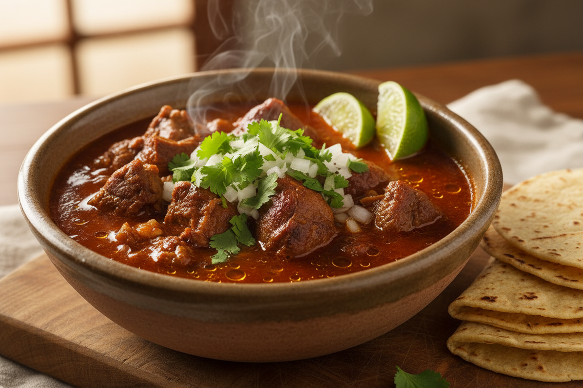 Birria d’agneau (birria de borrego) : recette mexicaine authentique et relevée