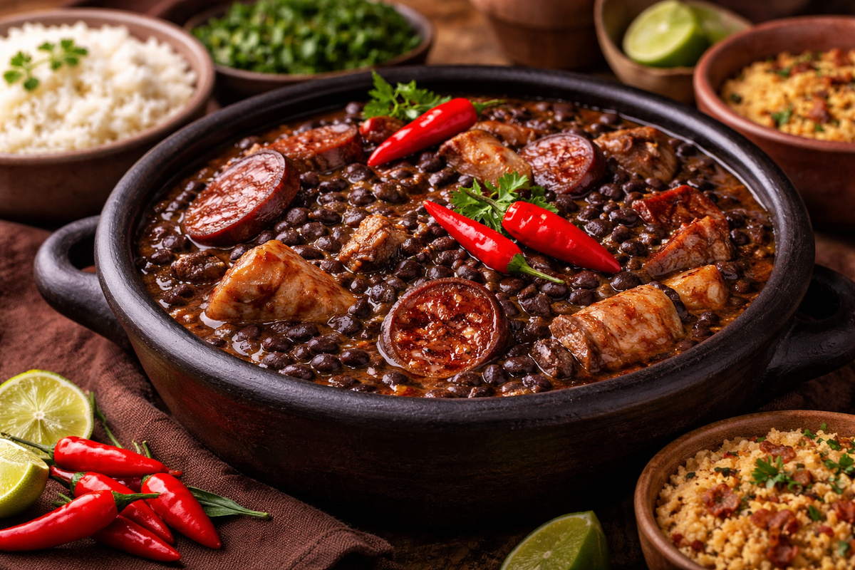 La feijoada : l’âme réconfortante du Brésil dans un plat d’hiver