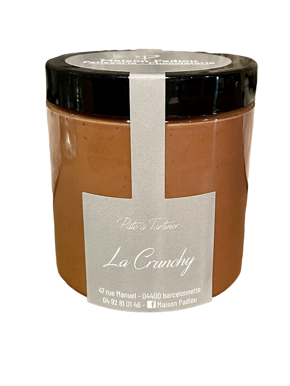 Pâte à tartiner cacao "La Crunchy" 250g Maison Padiou