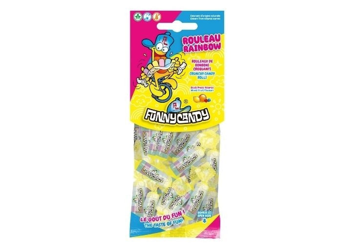FunnyCandy Rainbow candy rolls