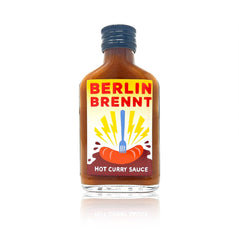Crazy Bastard Berliner Brennt Hot Curry Sauce 100ml