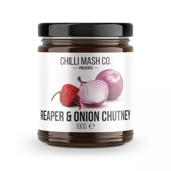 Chutney Reaper et Oignons | 190g | Chilli Mash Co.| Coup de pied d'oignon rouge sucré
