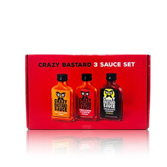 Crazy Bastard 3 "Hot" Set Sauce