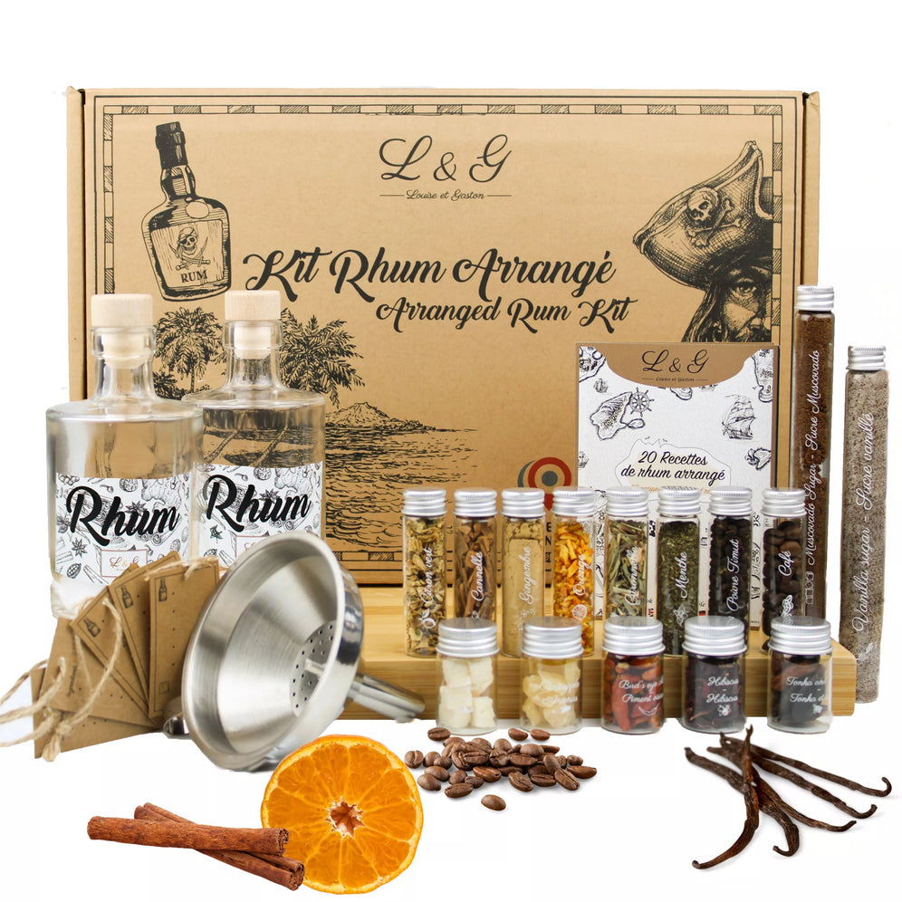 Kit Rhum arrangé DIY - Louise & Gaston