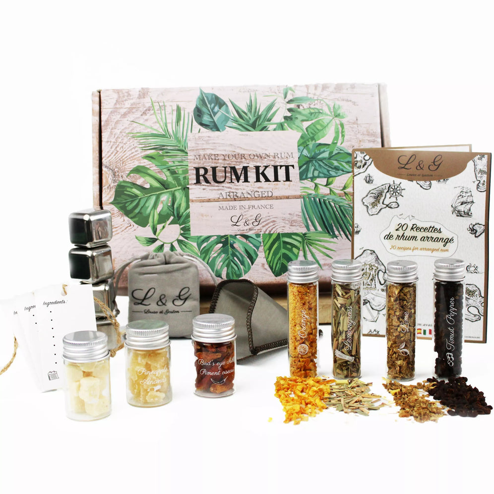 Kit Rhum découverte d'épices - Rhum arrangé DIY - Louise & Gaston